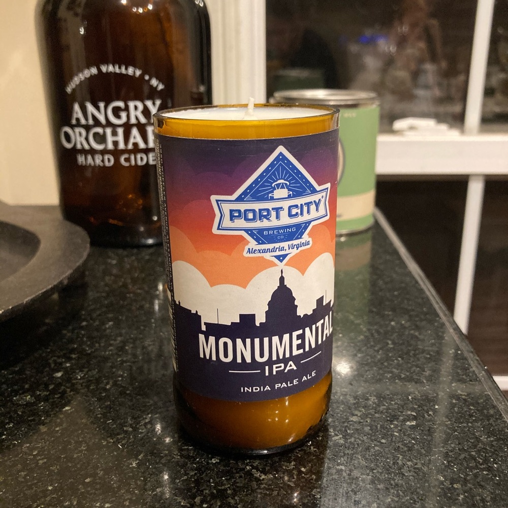 Port City Brewing’s Bottle Candle